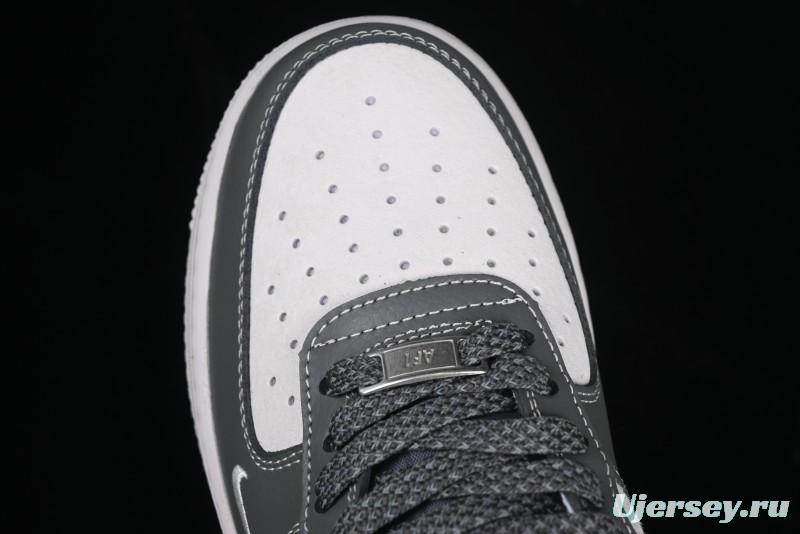 Nike Air Force 1 '07 Low North Face Collaboration Light Grey Two-Tone Low-Top Casual Sneakers - DM6688-046