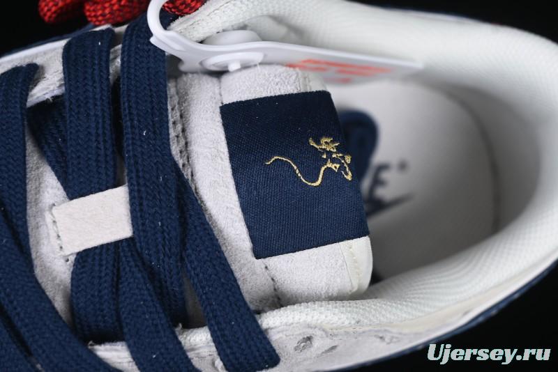 Nike SB Dunk Low Year of the Snake Limited Edition Blue Snake Swoosh Anniversary Custom Low-Top Casual Sneakers - XX3168-112