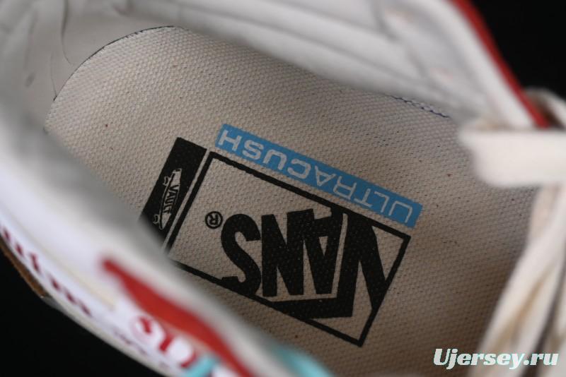 Palm Angels x Vans Sk8-Mid Mid-Top Casual Skate Shoes with Vintage-Inspired Design - VN000CRPGRN