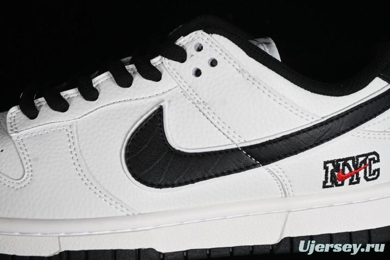 Nike SB Dunk Low NYC Collaboration Black Beige Low-Top Casual Skateboarding Shoes - NC2103-301