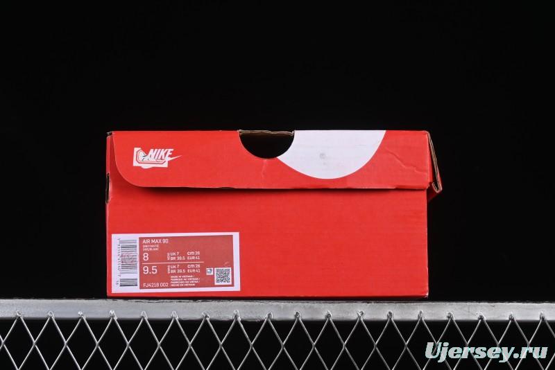 Nike Air Max 90 Retro Running Shoes with Full-Length Air Cushion - FJ4218-002