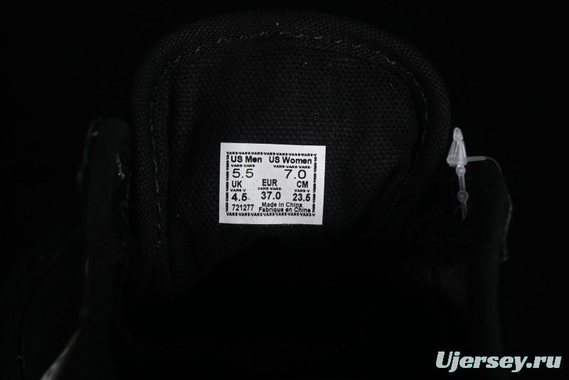 Vans Style 36 SF All Black Skate Shoes with Killer Whale Half-Toe Cap Design - VN0A3MVLB8C