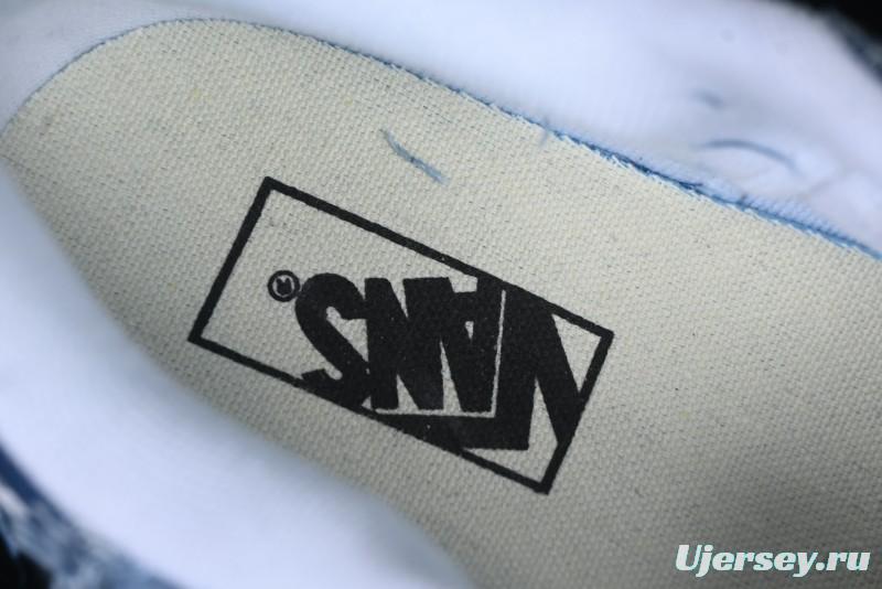 Vans Knu Skool Washed Tie-Dye Low-Top Casual Skate Shoes - VN000CS0239