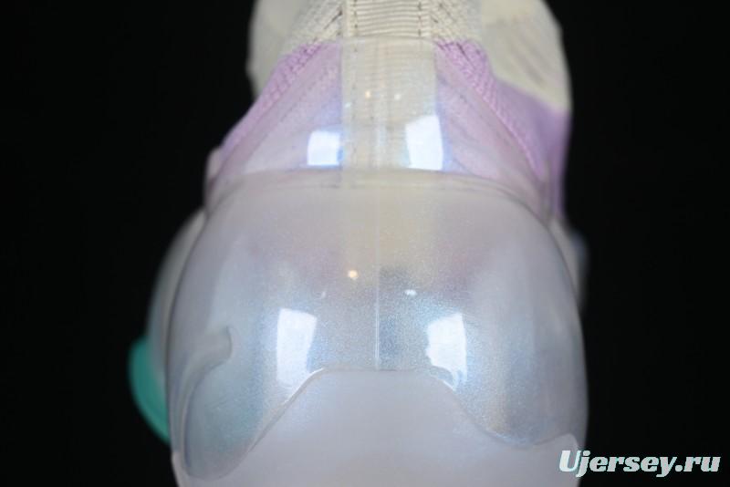 Grounds Big Bubble High Platform Sneakers in Cream Lilac - AJE5