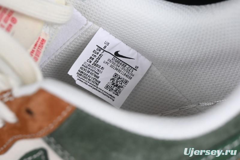 Nike Air Force 1 '07 Low Supreme Year of the Snake Limited Edition Green Brown Double Swoosh Casual Sneakers - DM6688-025