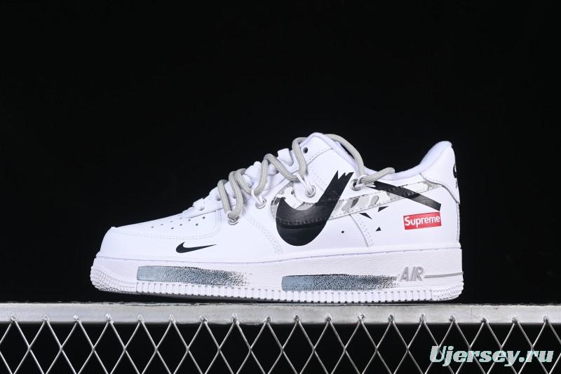 Supreme x Nike Air Force 1 '07 Low "Box Logo" Casual Sneakers - UP1658-955
