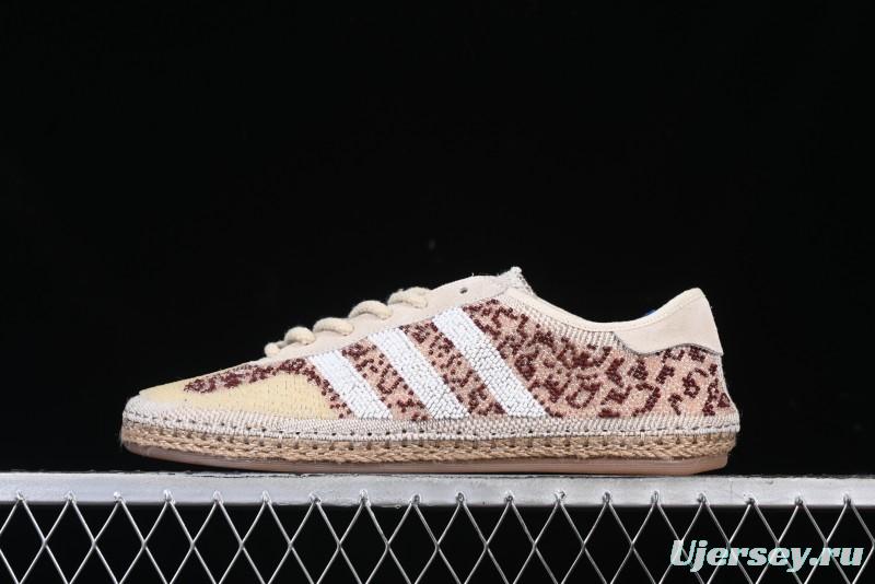 Adidas Clot x Originals Gazelle Indoor Retro Casual Slip-Resistant Wear-Resistant Low-Top Sneakers - IH3642