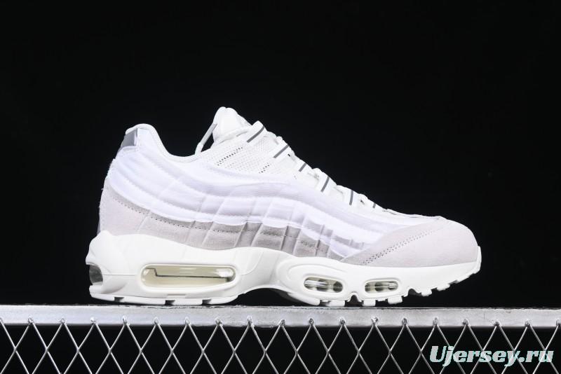 Nike Air Max 95 Retro Running Shoes with Air Cushion - CU8406-100