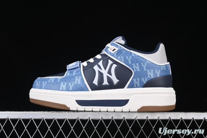 New York Yankees MLB Chunky Liner Lightweight Platform Sneakers with 6cm Height Increase - 3ASXCHL4N50BLS