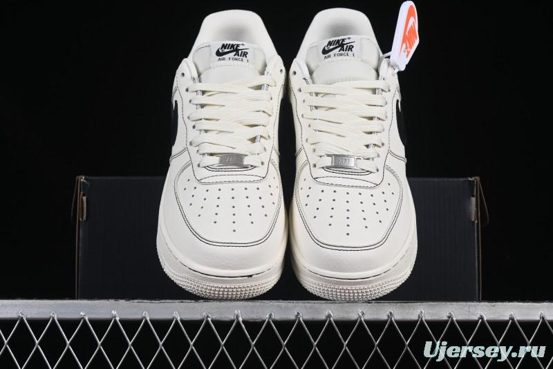 Nike Air Force 1'07 Low Casual Sneakers with Full-Length Air Cushion - HQ2037-200