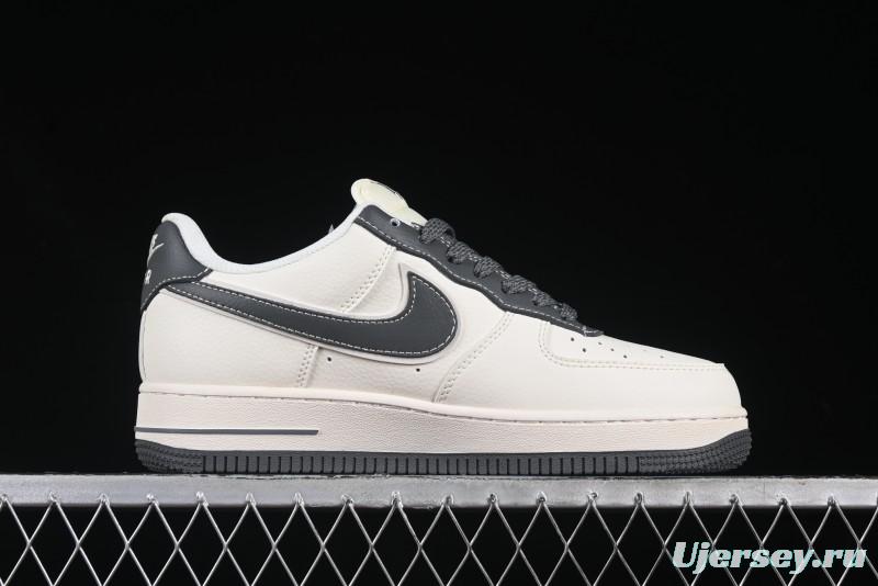 Nike Air Force 1 '07 Low Stussy Collaboration Granite Grey Low-Top Casual Sneakers - XZ6188-226