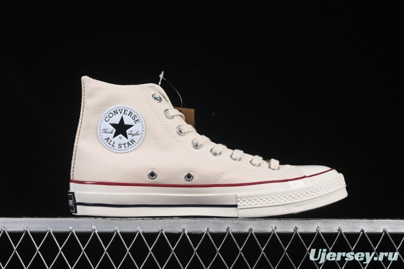 A Ma Maniere x Nike x Converse Chuck 70 High Top Sneakers with Leather and Velvet Swoosh Logo - A13388C