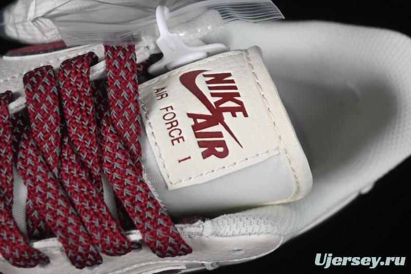 Nike Air Force 1 '07 Low QR Code Black Star Sneakers Low-Top Casual Shoes - CU1836-961