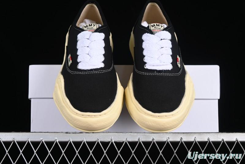 Wayne Original Sole Leather Low Sneaker with Deconstructed Ice Cream Sole - W.E5