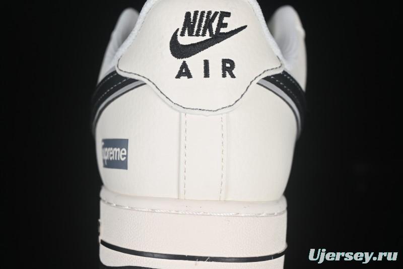 Nike Air Force 1 '07 Low Supreme Collaboration Two-Tone Beige Low-Top Casual Sneakers - XZ6188-362
