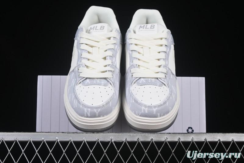 New York Yankees Chunky Liner Mid Denim Monogram Sandals with Thick Sole - 3ASXS015N50GRS