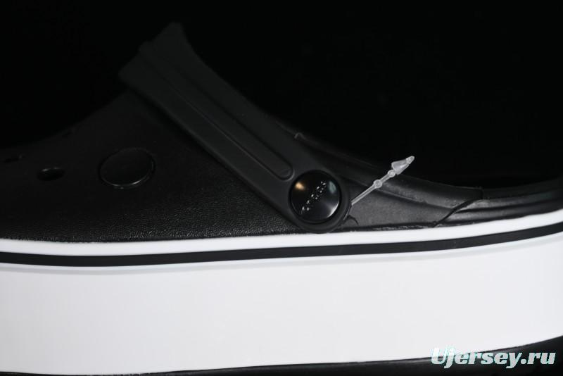 Crocs Crocband Platform Rainbow Comfortable Thick-Soled Clogs - B.D4