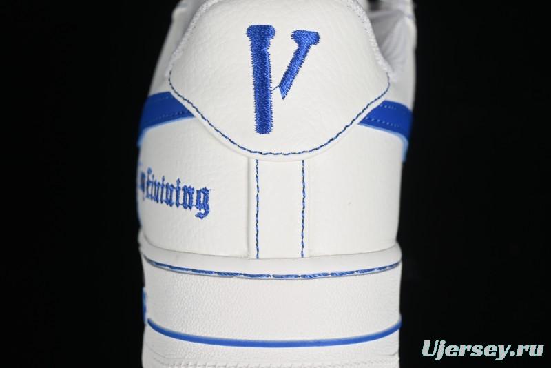 Nike Vlone x Air Force 1 '07 Low Collaboration Light Blue Casual Sneakers - AA5360-011