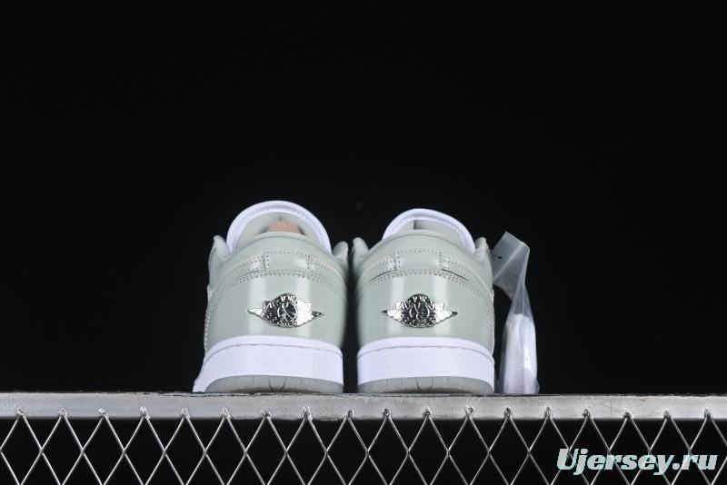 Nike Air Jordan 1 Low AJ1 Amber Green Low-Top Casual Sneakers - HF4078-100