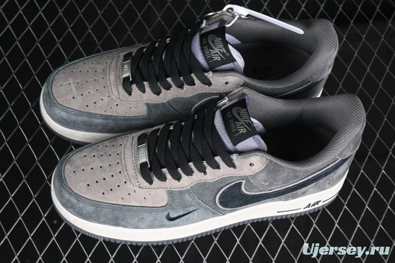 Nike Air Force 1'07 Low "Black Eight" Custom Casual Sneakers for Autumn Winter - YD2425-808