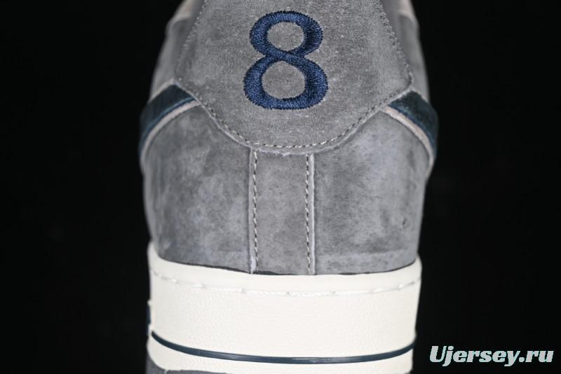 Nike Air Force 1'07 Low "Black Eight" Custom Casual Sneakers for Autumn Winter - YD2425-808