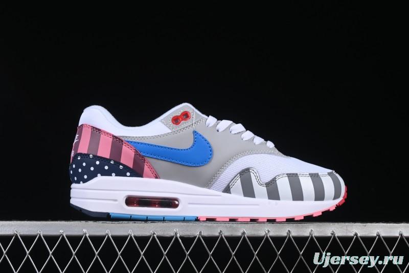 Nike Air Max 1 Retro Running Shoes with Half-Sole Air Cushion - AT3057-100