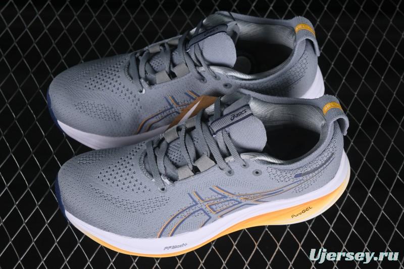 Asics Gel-Nimbus 26 Retro Breathable Casual Shoes Cushioned Men's Durable Running Shoes - 1011B794-020