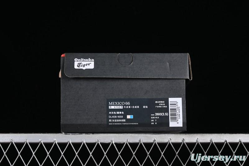 Onitsuka Tiger Mexico 66 Low-Top Leather Sneakers for Casual Running - DL408-1659