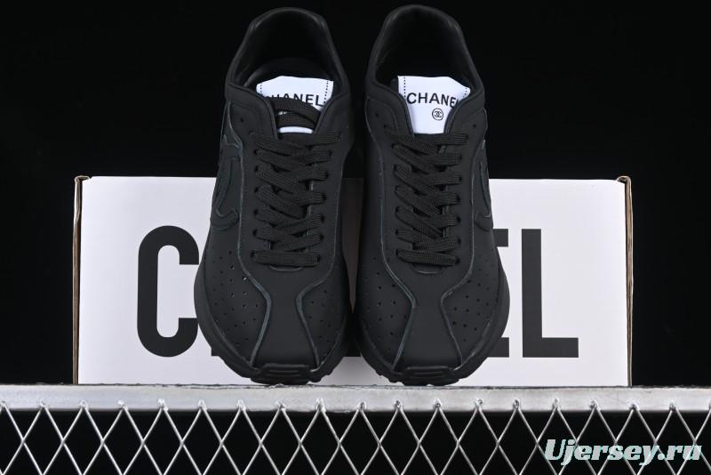 Chanel 25C Tie-Up Flat Casual Lifestyle Shoes - G46372