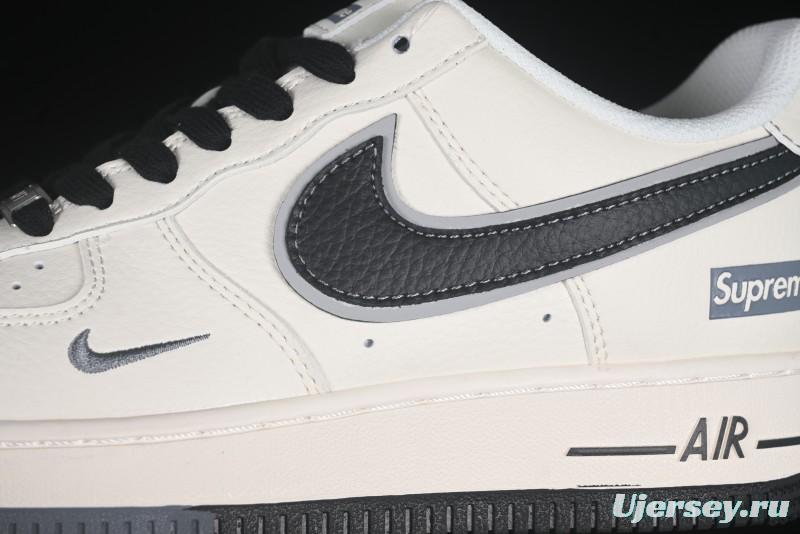 Nike Air Force 1 '07 Low Supreme Collaboration Two-Tone Beige Low-Top Casual Sneakers - XZ6188-362