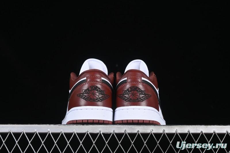 Nike Air Jordan 1 Low AJ1 White University Red Casual Sneakers - HF3148-102