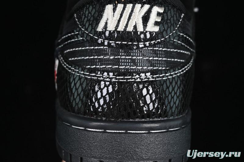 Nike SB Dunk Low Year of the Snake Limited Edition - Black Snake Anniversary High-End Custom Low-Top Casual Sneakers - CH8311-233