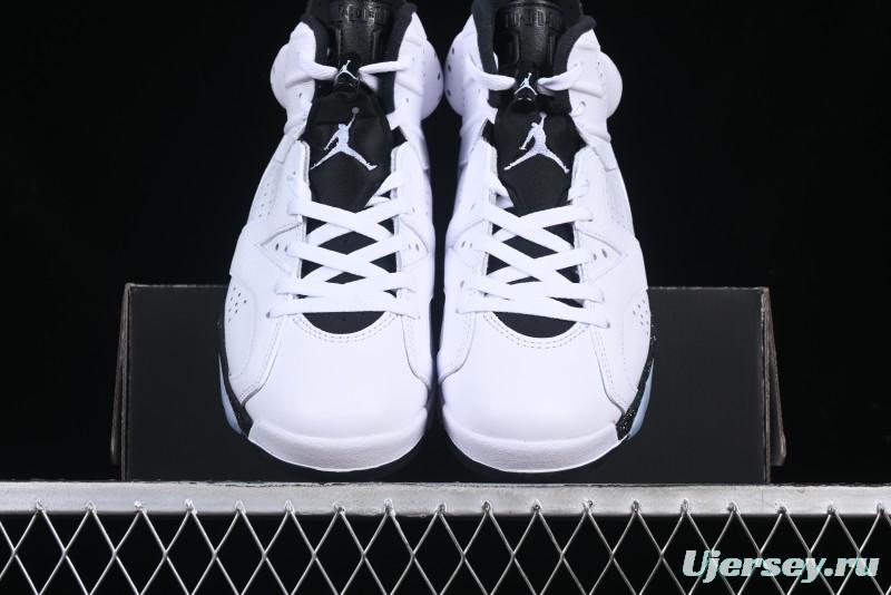 Nike Air Jordan 6 Retro White And Black Basketball Shoes - CT8529-112