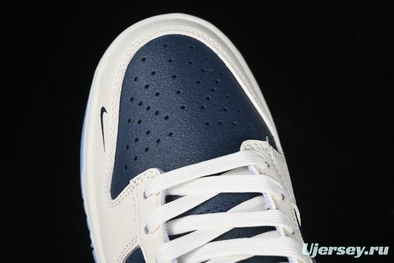 Nike SB Dunk Low Lightning Collaboration - Light Blue Swoosh Anniversary Custom Low-Top Casual Skate Shoes - LW1818-107