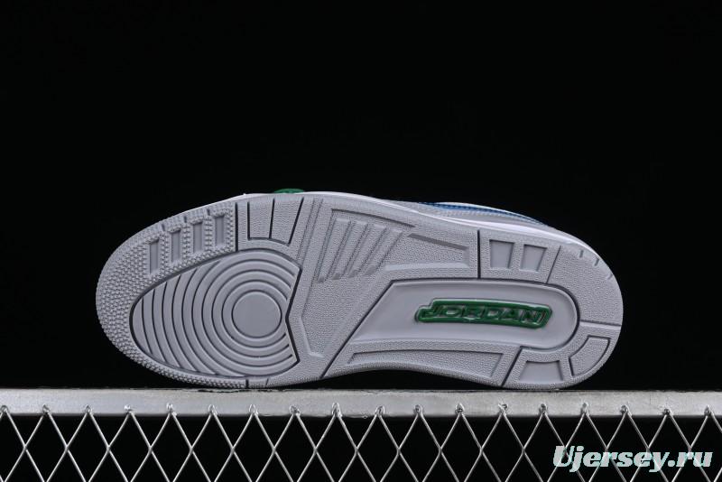 Nike Air Jordan Legacy AJ312 Low Triple Strap Sneakers with Premium Leather - CD9054-140