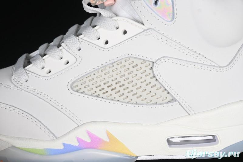 Nike Air Jordan 5 Retro Light Orewood Brown Snake Year Limited Basketball Shoes - HF3183-001