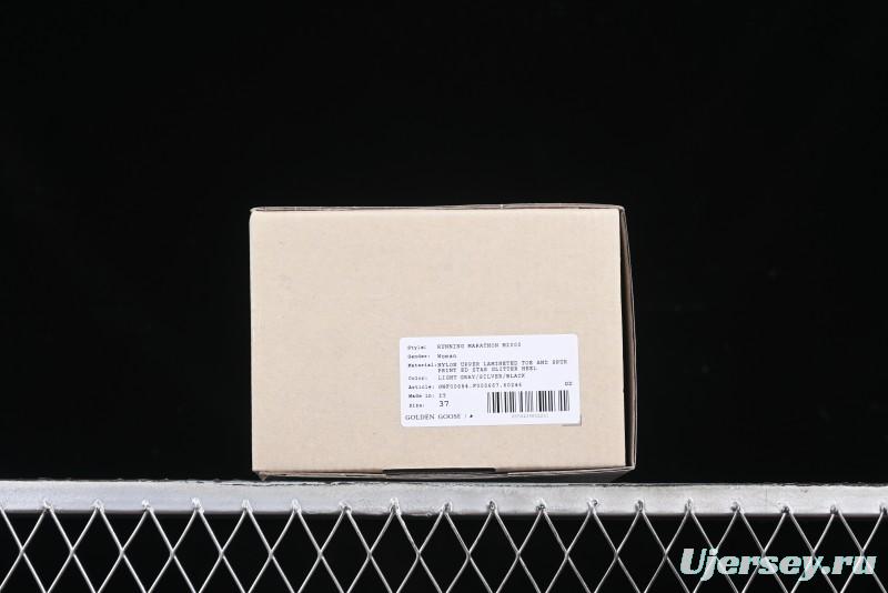 Golden Goose Marathon Silver Comfortable Low-Top Lifestyle Sneakers - X.E5