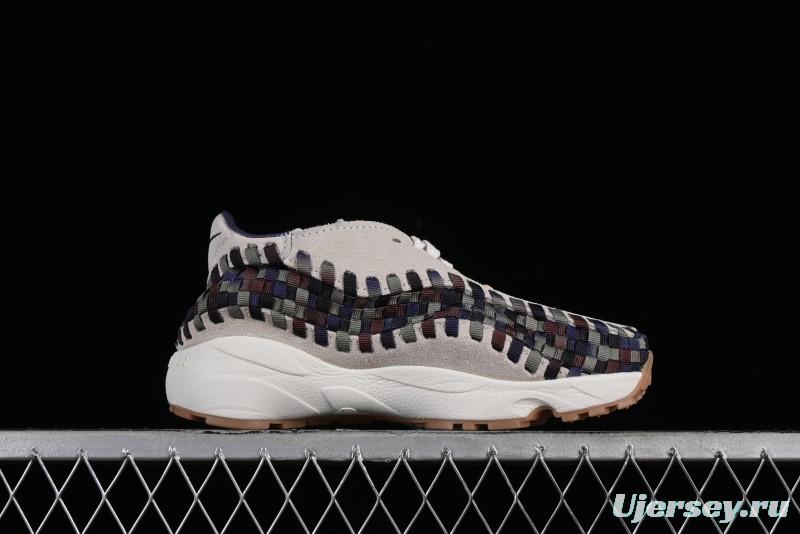 Nike Air Footscape Woven Asymmetrical Weave Slip-Resistant Low-Top Lifestyle Sneakers - FV3615-191