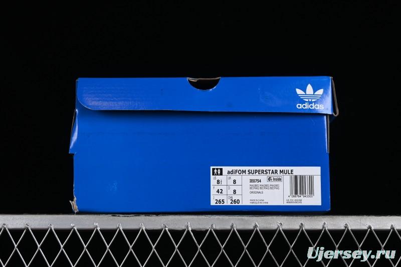 Adidas Originals AdiFOM Superstar Mule Slip-On Comfort Foam Sandals - IE0754