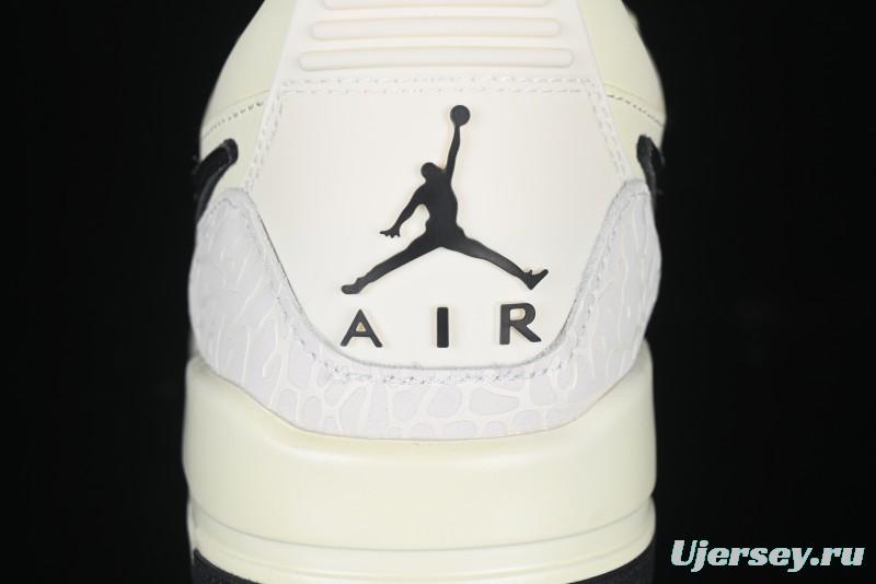 Nike Air Jordan Legacy AJ312 Low Top Sneakers with Velcro Strap and Triple Design - HV1807-101