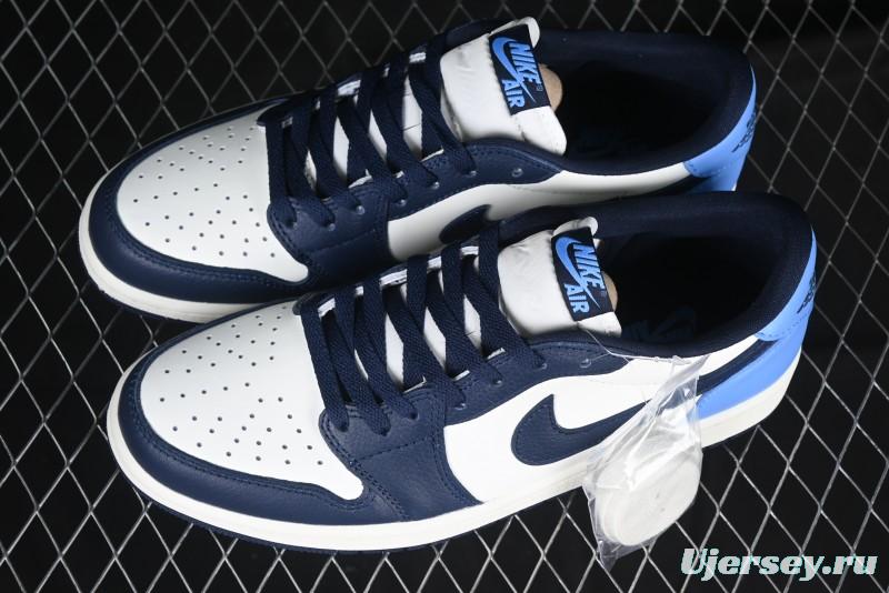 Nike Air Jordan 1 Low OG Obsidian AJ1 Low-top Lifestyle Basketball Shoes - CZ0790-400