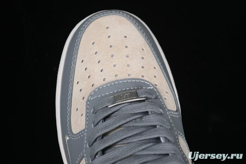 Nike Air Force 1 '07 Low The North Face Collaboration Light Blue Gum Sole Low-Top Casual Sneakers - DM6688-022