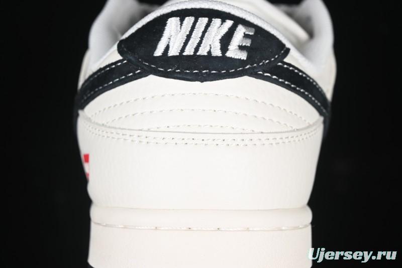 Nike SB Dunk Low Supreme Collaboration - Beige Brown Anniversary High-End Custom Low-Top Casual Skate Shoes - XS1086-003