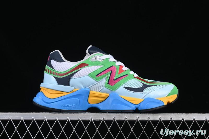 New Balance 9060 Retro Casual Running Sneakers with ABZORB Cushioning Technology - U9060NBN