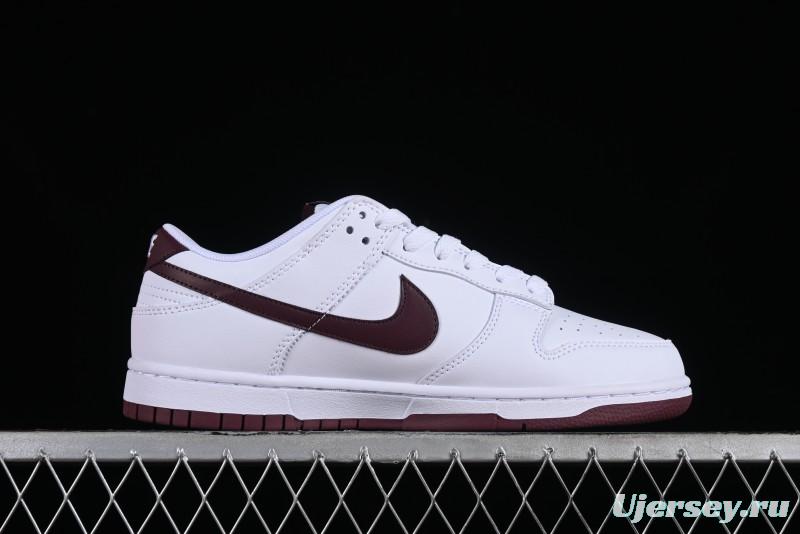 Nike SB Dunk Low White Red Colorway Low-Top Casual Skateboarding Shoes - DV0831-102