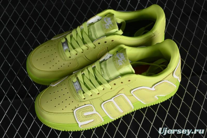 Nike CPFM x Nike Air Force 1 '07 Low Casual Sneakers in Lemon Green with SUNSHINE Design - DC4457-300