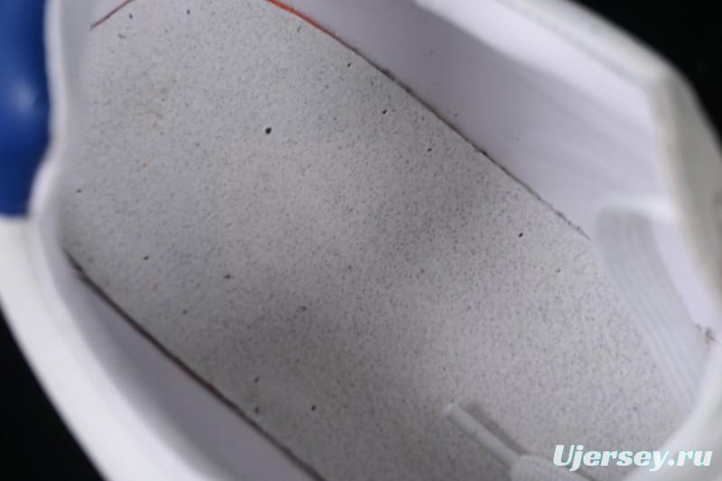 Loewe Ballet Runner 2.0 Sneakers Retro Style Low-Profile Casual Sports Shoes with Asymmetric Toe Design - White Blub