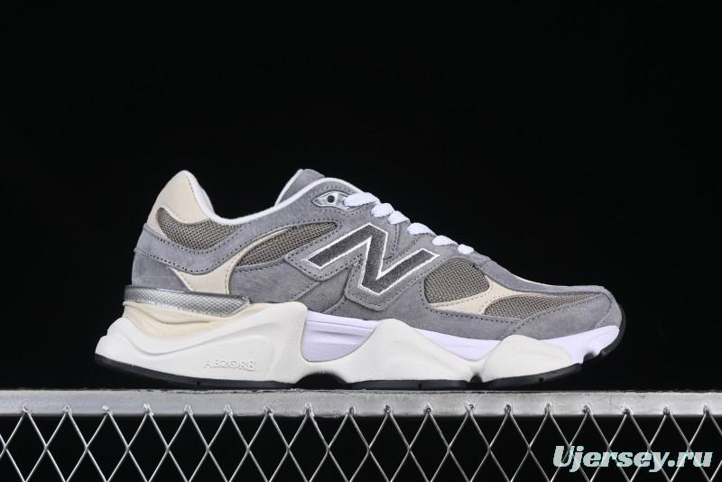 New Balance NB9060 Series Retro Casual Running Shoes with ABZORB Cushioning - U9060LBA