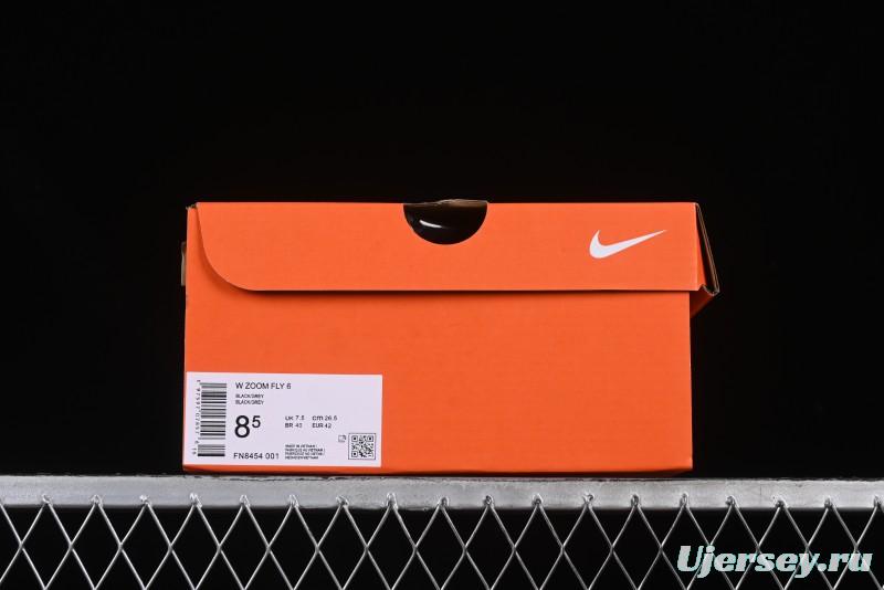 Nike Zoom Fly 6 Lightweight Responsive Running Shoes with Carbon Fiber Plate - FN8454-001