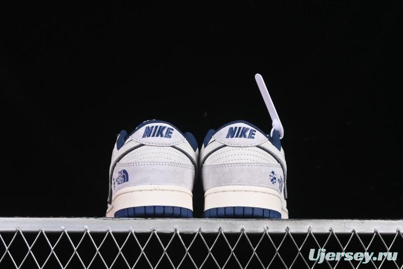 Nike SB Dunk Low The North Face Year of the Snake Collaboration Anniversary Edition Custom Low-Top Casual Skate Shoes - DM6868-014